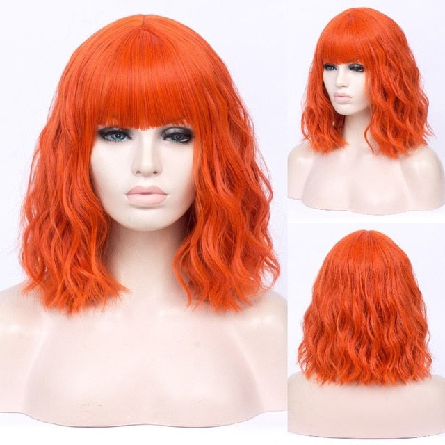Parrucca Queen Cleo (Arancione)