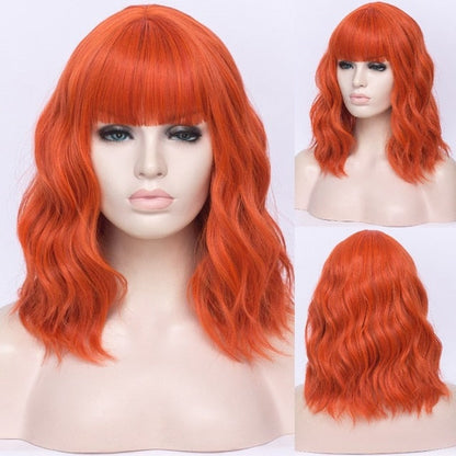 Parrucca Queen Cleo (Arancione scuro)