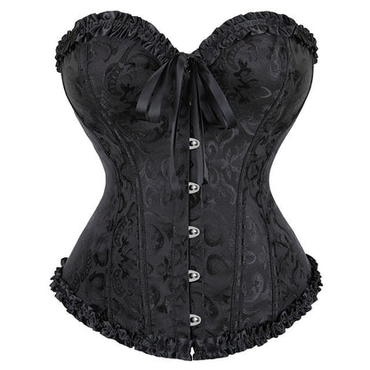 Corsetto Queen Floryland (Nero)