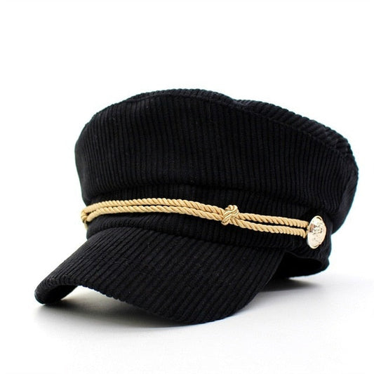 Berretto Drag Corduroy (Nero)