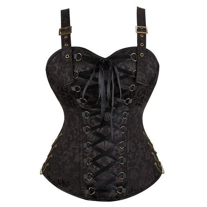 Corsetto Queen Hawren (Nero)