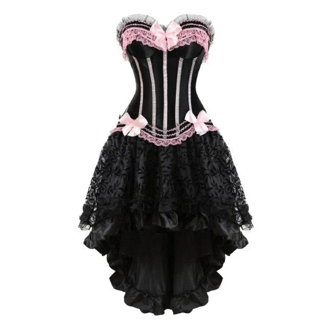 Abito a corsetto Drag Pumba (Rosa)