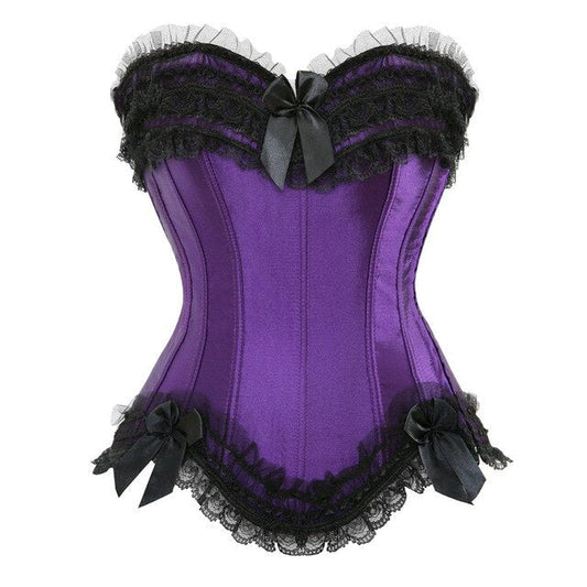 Corsetto Drag Poison (Viola e nero)
