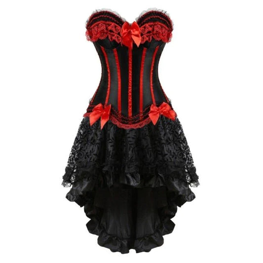 Abito a corsetto Drag Pumba (Rosso)