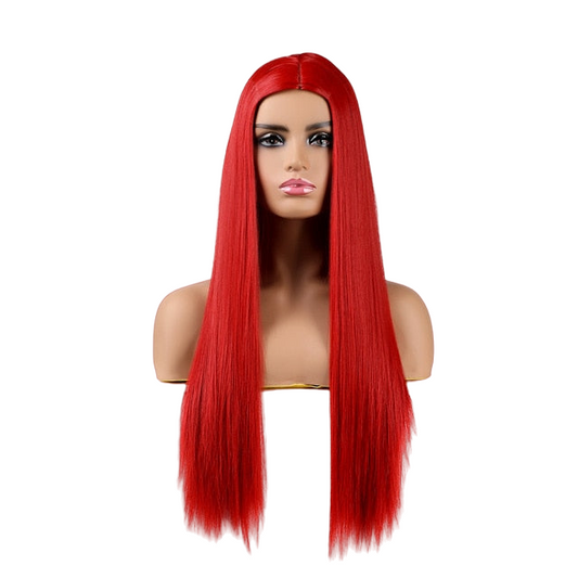 Parrucca Queen Wiebke (Rosso)