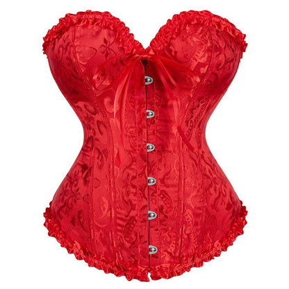 Corsetto Queen Floryland (Rosso)