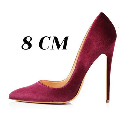 Scarpe Queen Manhiulla (Borgogna 8cm)