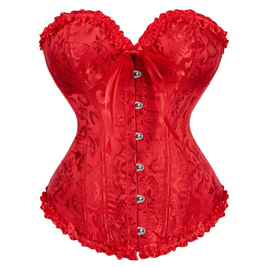 Corsetto Queen Floryland (Rosso)