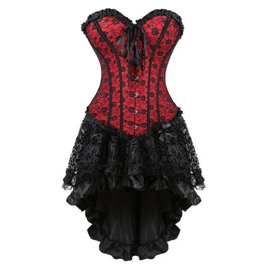 Abito a corsetto Drag Bratislava (Rosso)