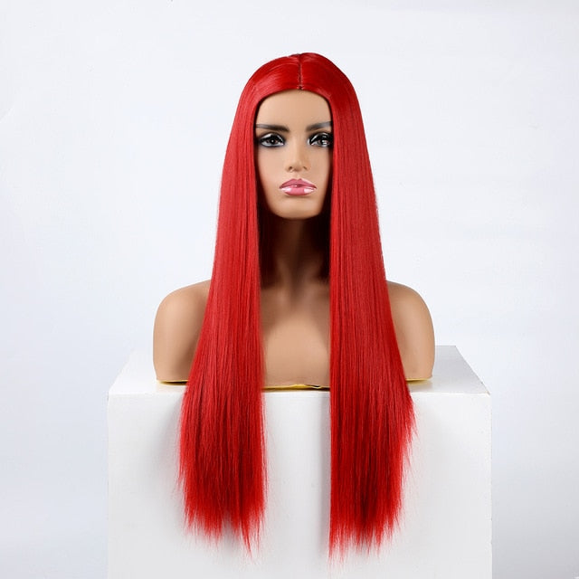 Parrucca Queen Wiebke (Rosso)