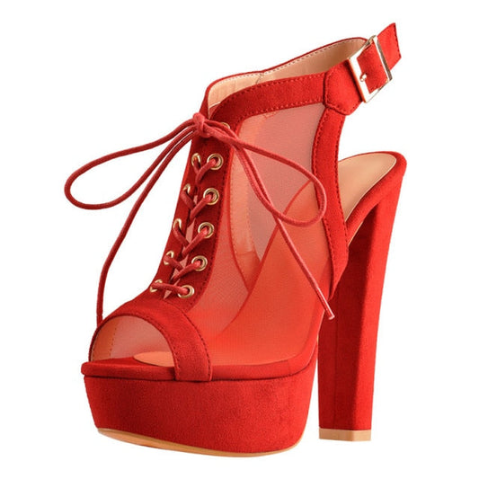 Sandali Queen Maisker (Rosso)