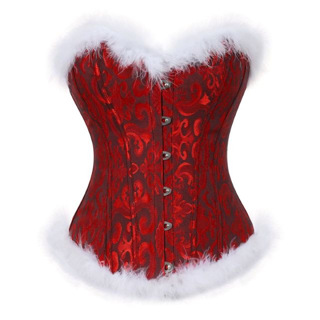 Corsetto Drag Noel (Rosso scuro)