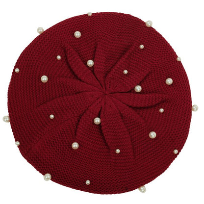 Berretto Queen Milan (Rosso vino)