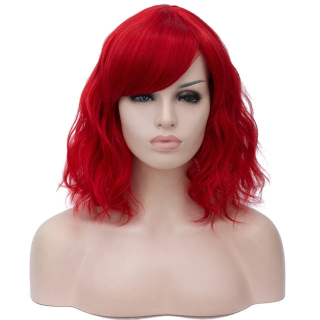 Parrucca Queen Gloria (Rosso oscuro)