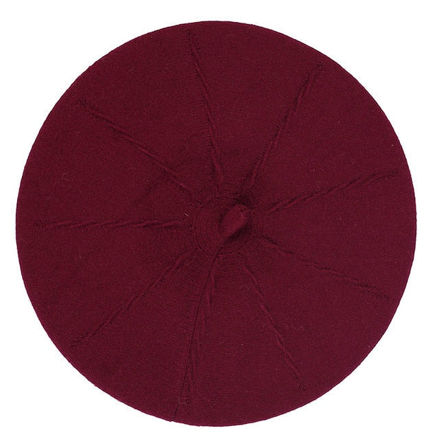 Berretto Queen Wisconsin (Rosso vino)