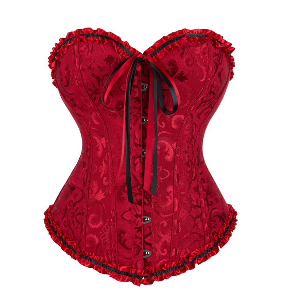 Corsetto Queen Mandalorian (Rosso scuro)
