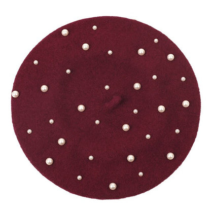Berretto Queen Texas (Rosso vino)