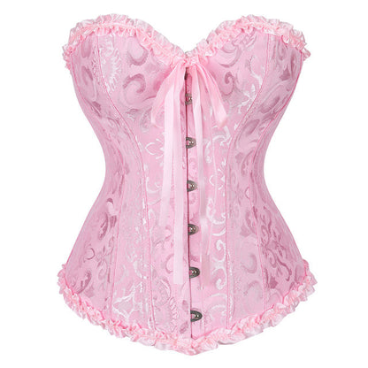 Corsetto Queen Floryland (Rosa)