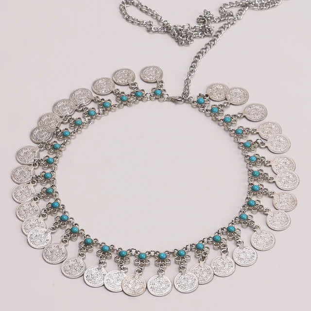 Cintura Queen Coins (Argento)