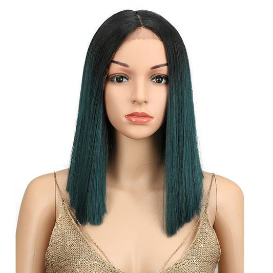 Parrucca Queen Saturn (Nera e verde)
