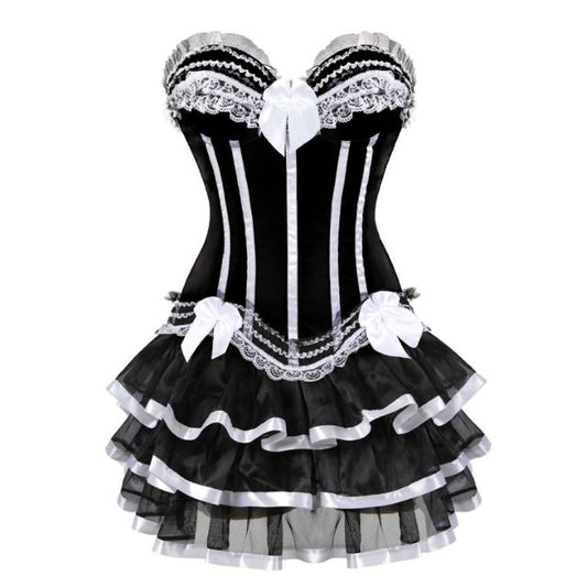 Abito a corsetto Drag Timon (Bianco)