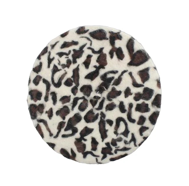 Berretto Queen Leopard (Bianco)