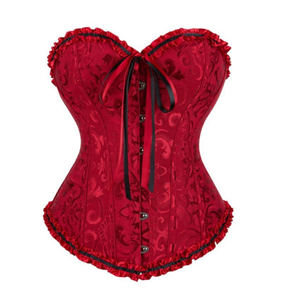 Corsetto Queen Mandalorian (Rosso scuro)