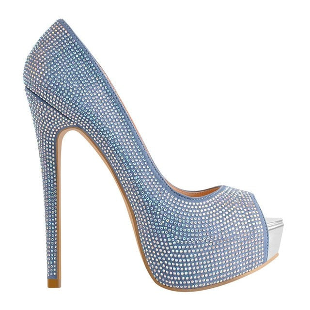 Scarpe Queen Myteen (Azzurro)
