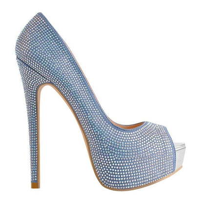 Scarpe Queen Myteen (Azzurro)